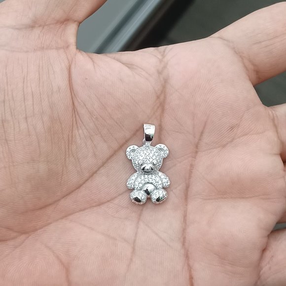 925 Sterling Silver Teddy pendant